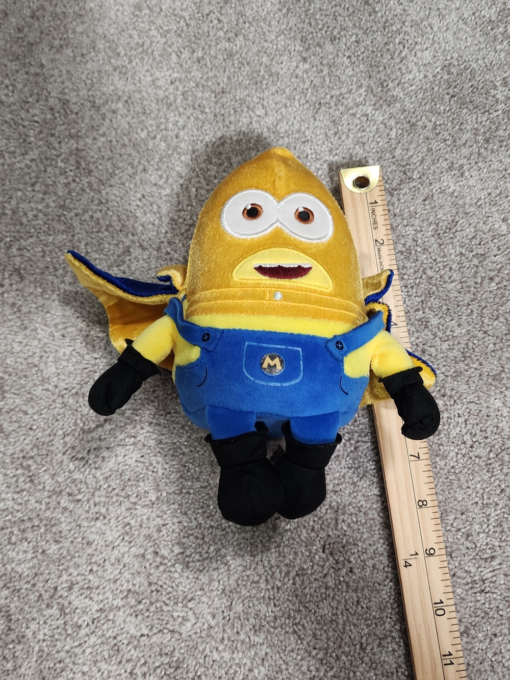 Yellow & Blue Plush Character Toy for Kids - Soft Minion-Style Buddy